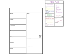 Calendrier Magnétique Blanc Para Refrigerador Em Pet, Tableau De Planification Hebdomadaire Lisse Notas E