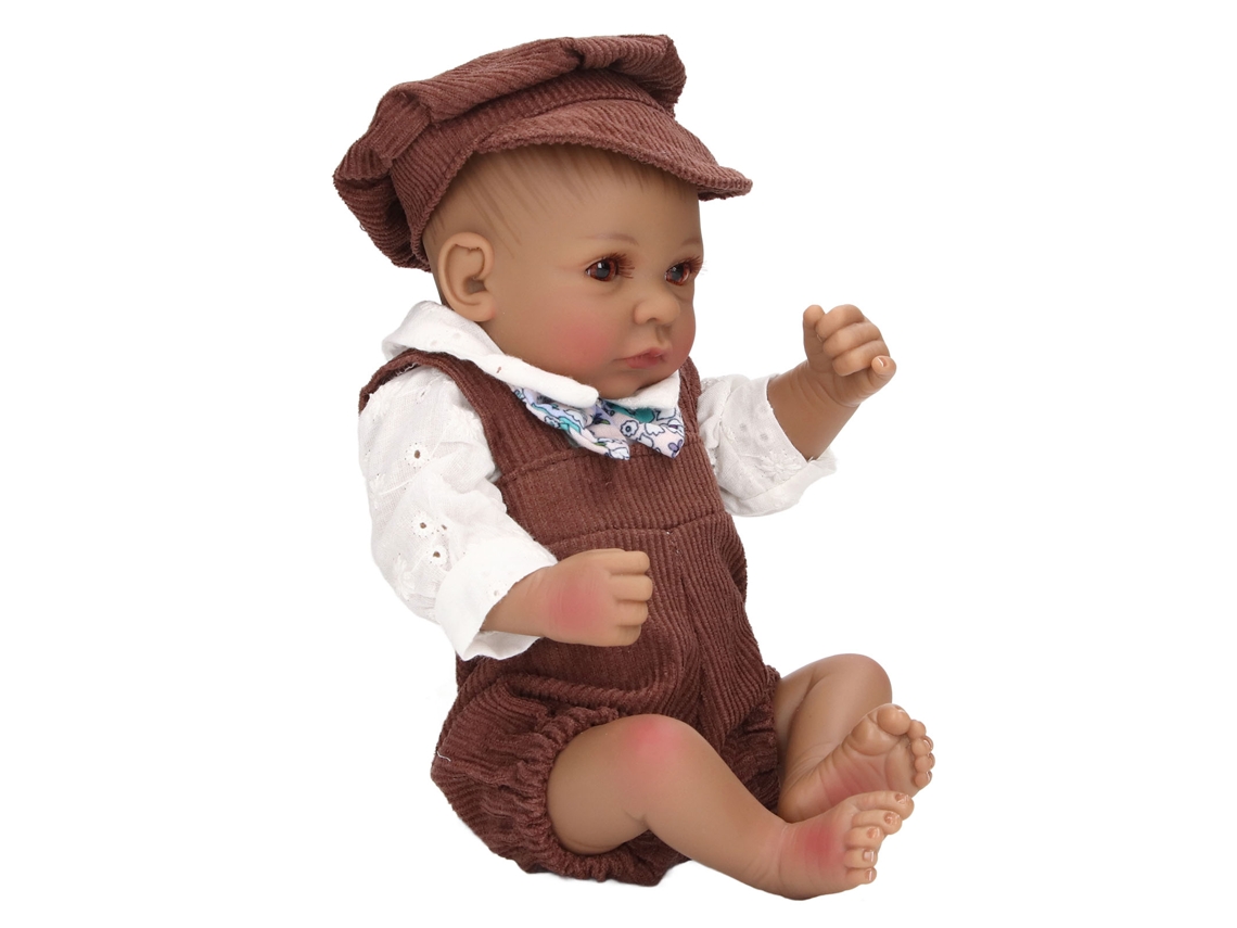 Primerox boneca de Bebê Recém nascido de Silicone 10 Polegadas Realista Jogo de Role Play Presente para Crianças