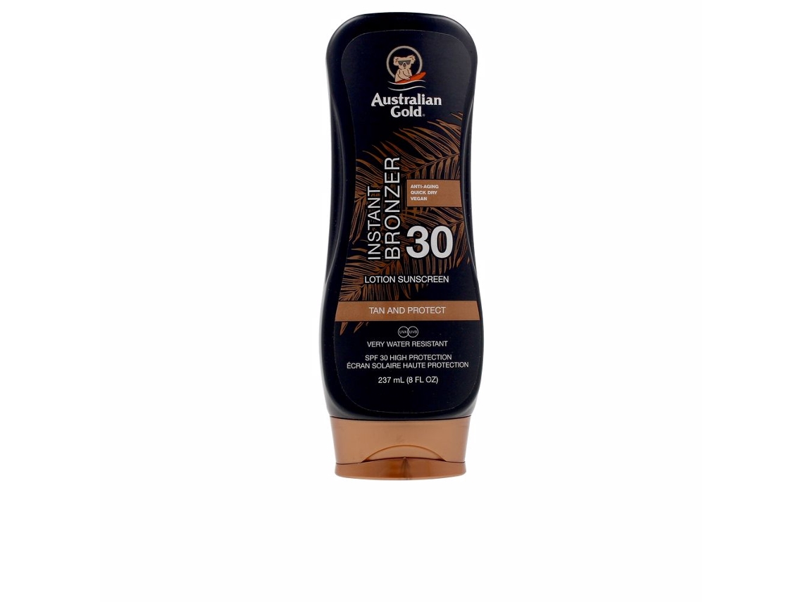 Sunscreen Spf30 Lotion With Bronzer Australian Gold 237 ml