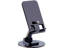 Suporte De Celular Ajustável Em Metal Dobrável E Giratório 360° Para Smartphone, Universal