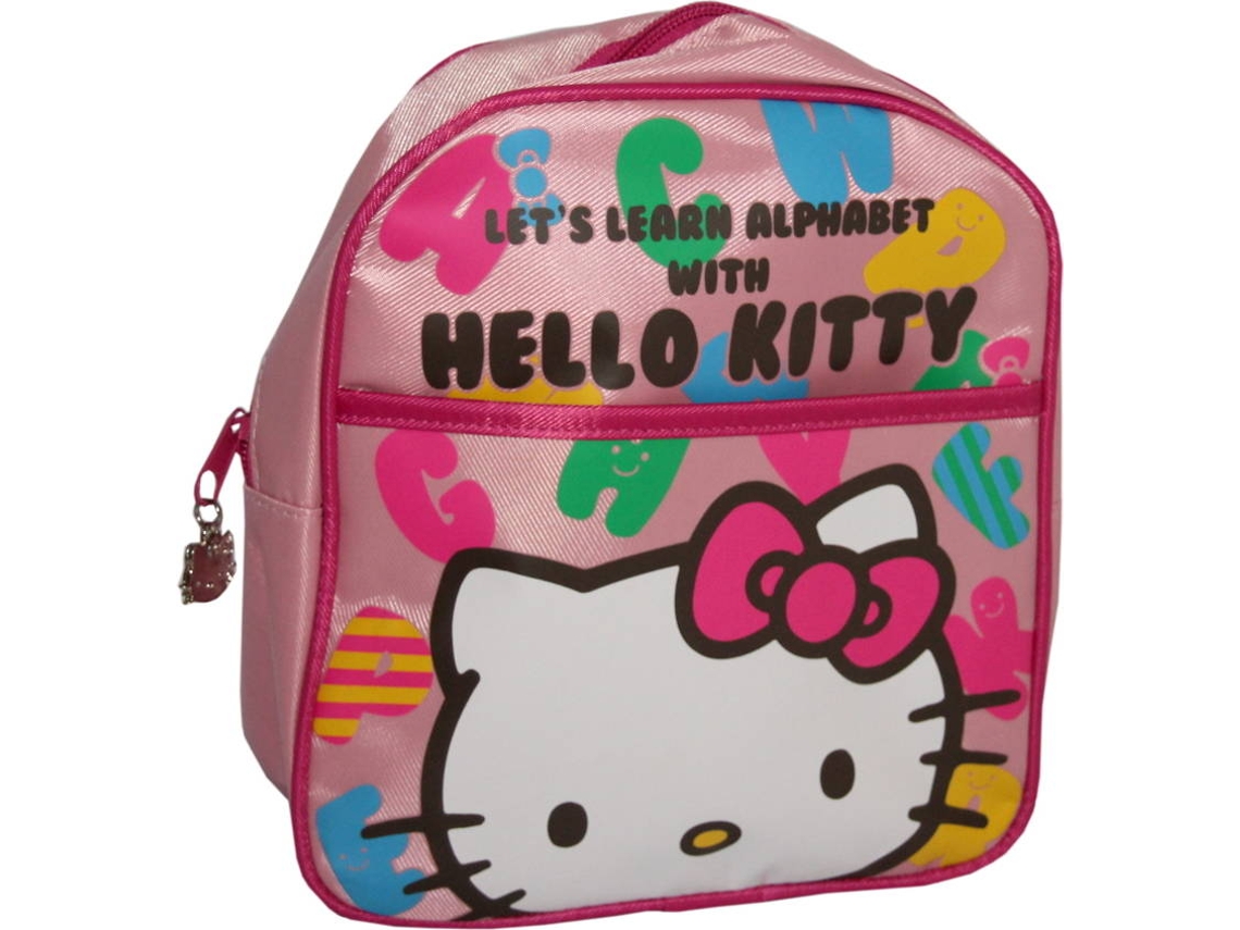 Mochila HELLO KITTY Alphabet (Rosa - PVC - 23x21x6.5cm)