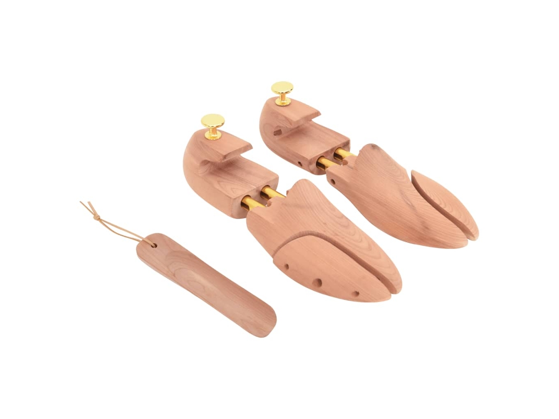 Shoe Stretcher, Shoe Stretchers Vidaxl Marrom Madeira (44-45)