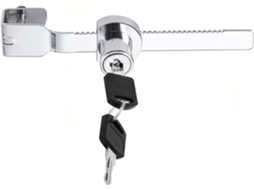 Fechadura Deslizante Com Diferentes Chaves Para Trancar Armários De Vidro, Viveiros, Terrários, Trava Portas Vidro.