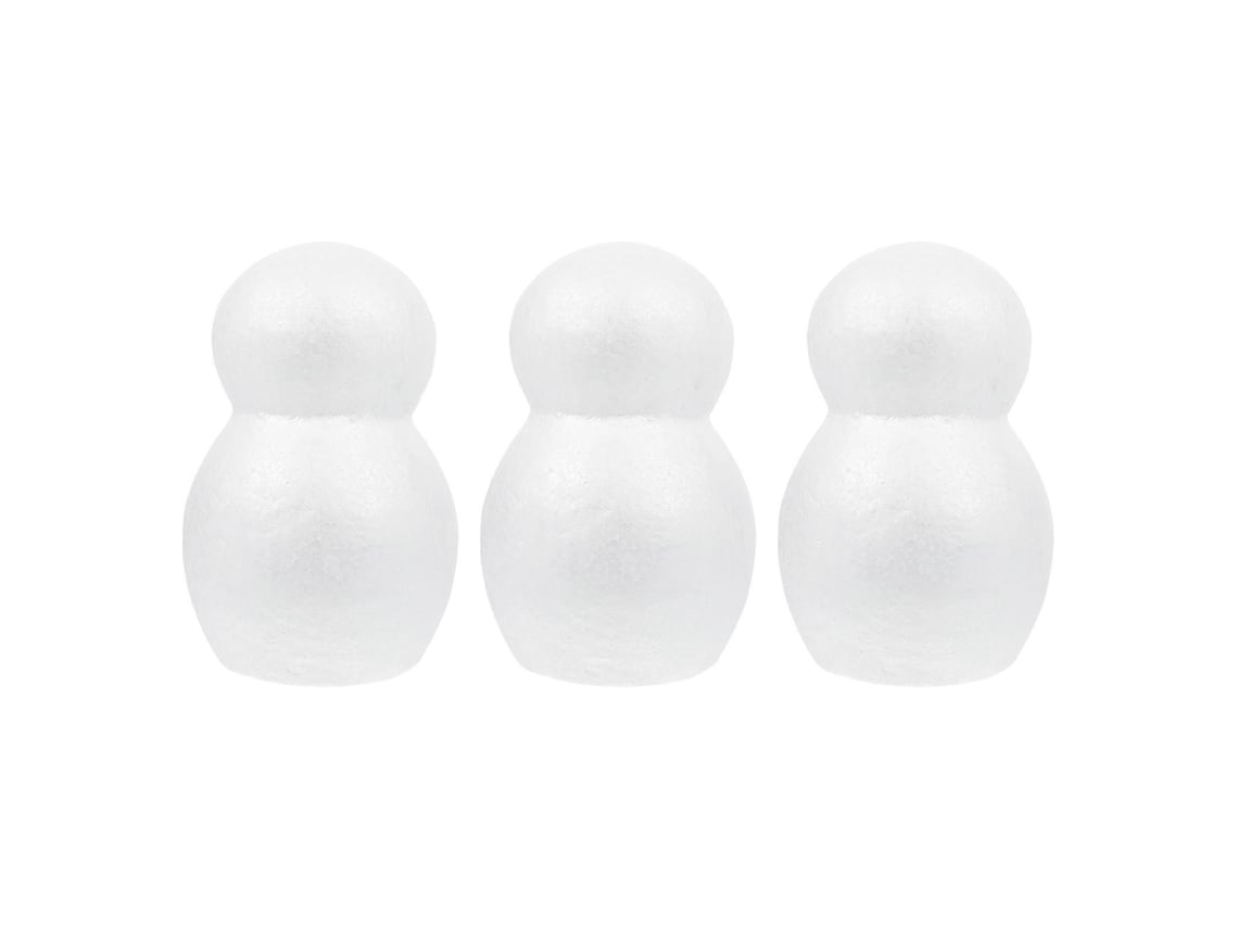 Kit Artesanal De Boneco De Neve Para Crianças (branco)