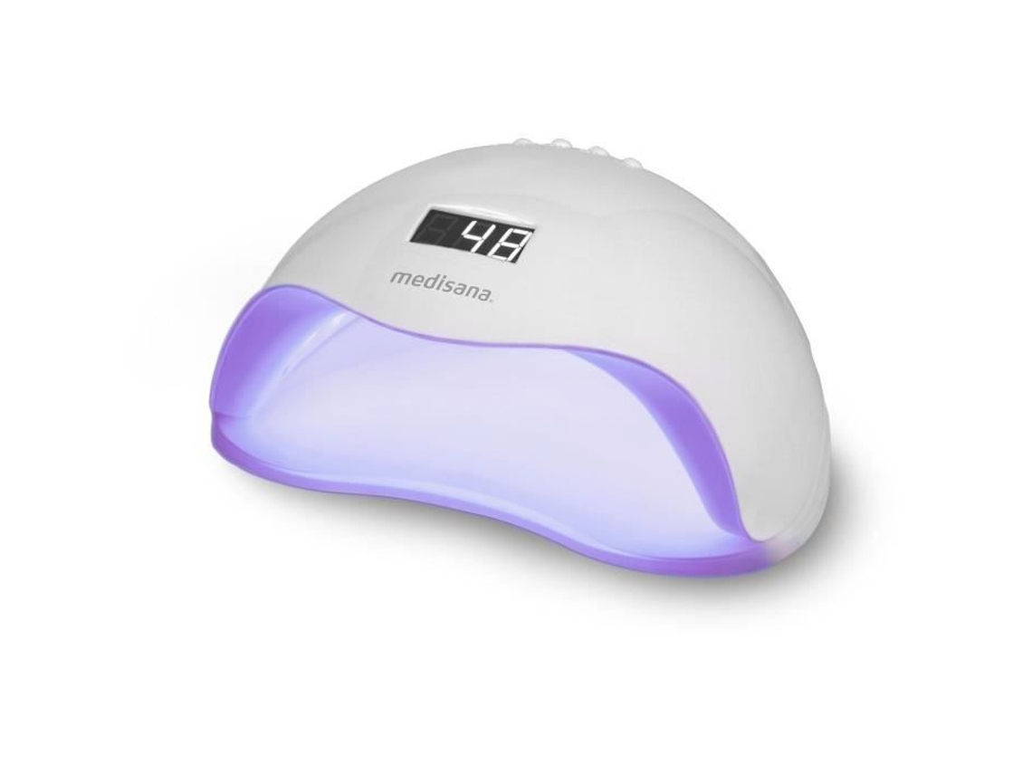 Lampara 2-em-1 Unhas - Medisana - Nd 880 - Led E Uv - Ecrã - Temporizador - Sensor On/off Automático - Branco