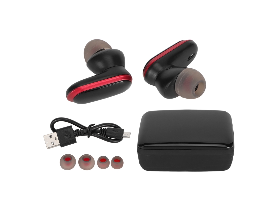 Fones Mali Bluetooth True Wireless Estéreo Binaural para Esportes, Conexão Inteligente