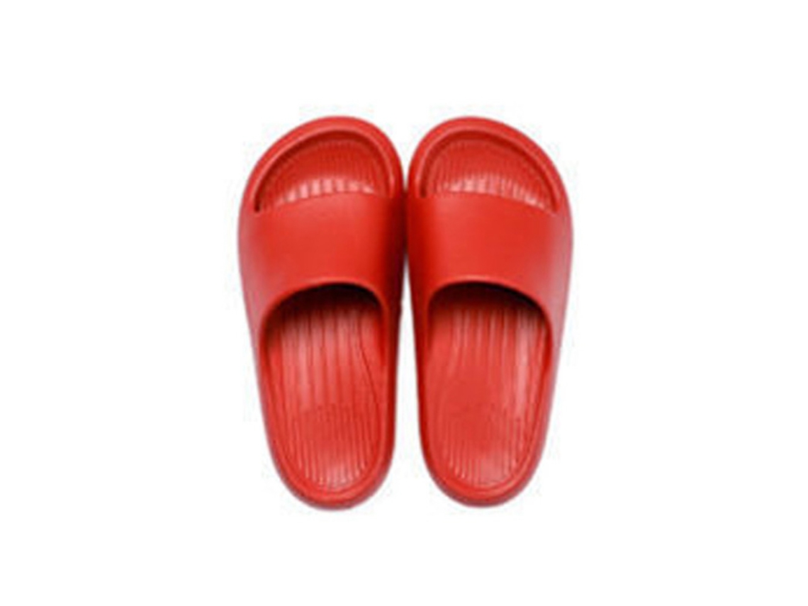 Chinelos de Duche Eva Macios Confortáveis Antiderrapantes para Banheiro Piscina Praia Unissex VERMELHO 35 36 | S/MARCA