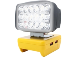 Luminária Portátil Para Uso Externo, À Prova D'água, Com 2 Modos De Iluminação | Alimentada Por