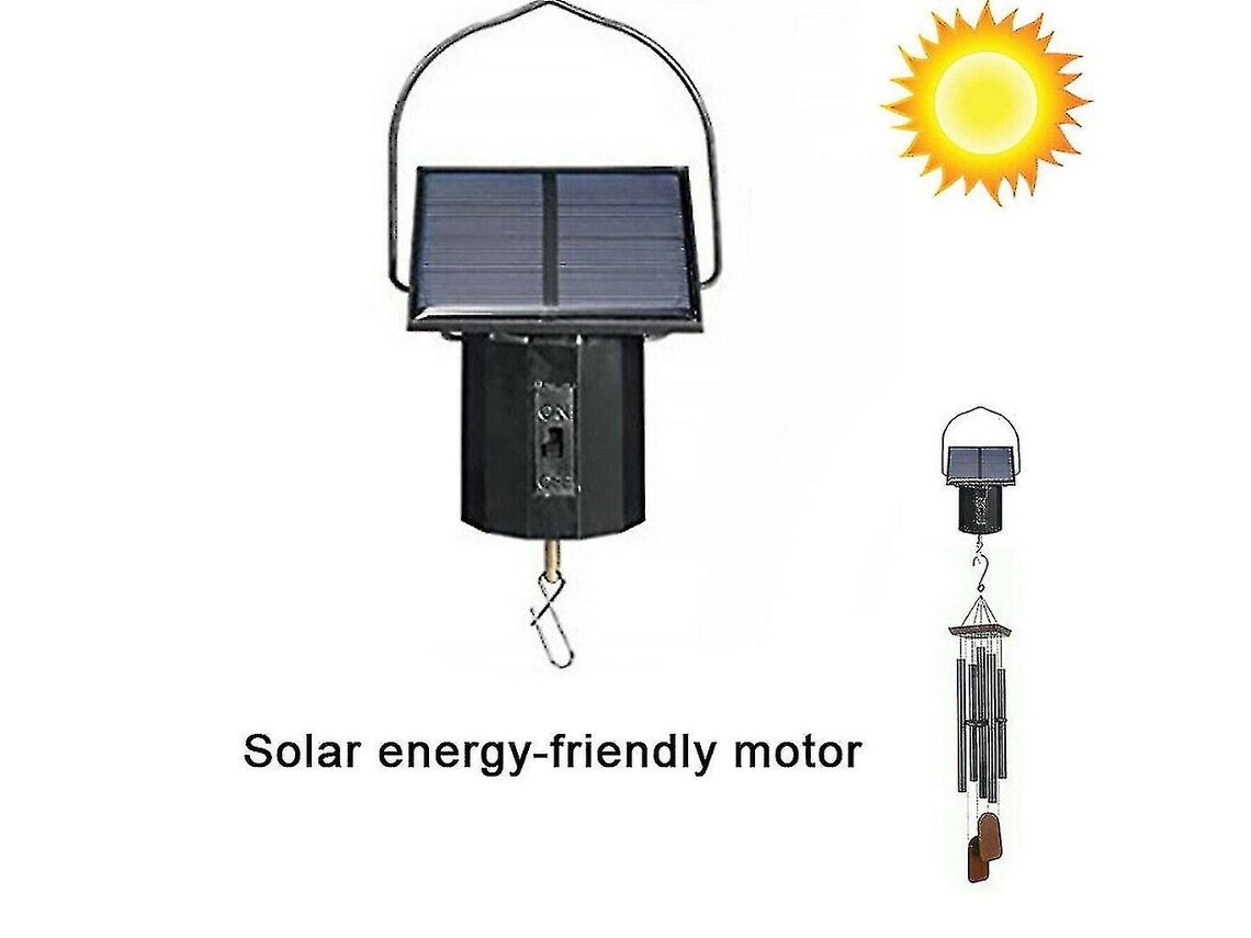 Moinho de vento de metal, célula solar, motor elétrico AQUAFORGE