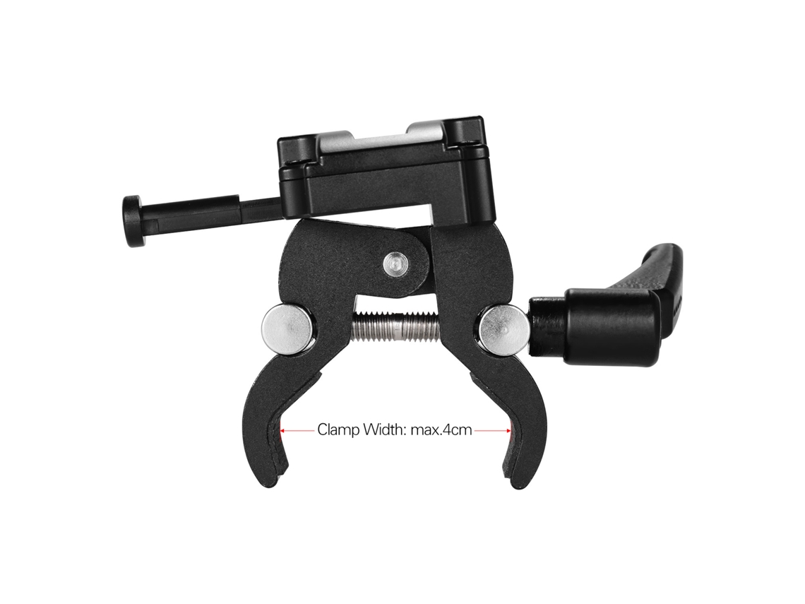 V mount Battery Adapter With Clamp For Mounting To Light Stand Tripod 1.2kg Load Capacity LAXISCREED