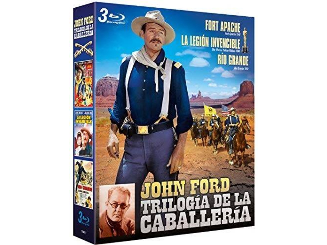Blu-Ray Fort Apache (1948) + She Wore a Yellow Ribbon (1949) + Rio Grande (1950) / Trilogía De La Caballeria De John Ford (Edição em Espanhol)