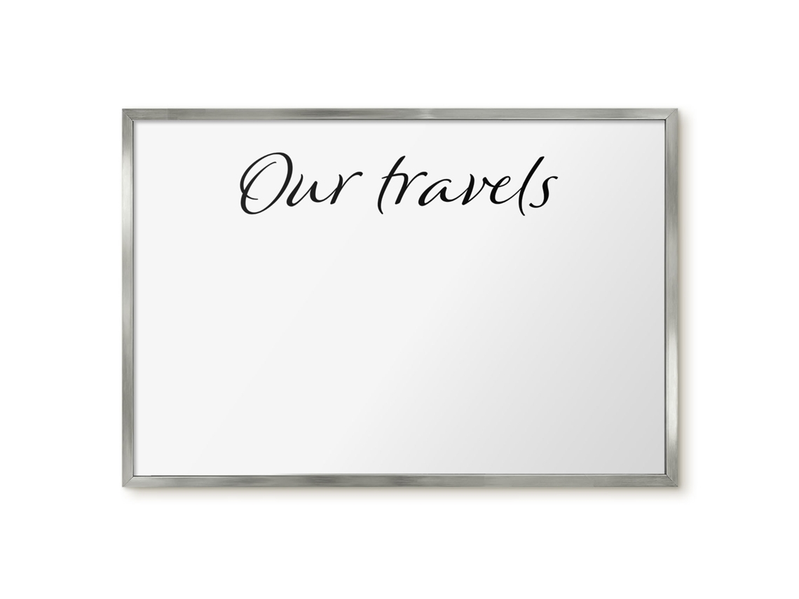 Magnetic Wall Board Our Travels For The Office Espelharte (60x40 Cm)
