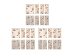 Kit 30 Folhas Papel Scrapbook Vintage Retro Botânico Aesthetic para Diário e Diy