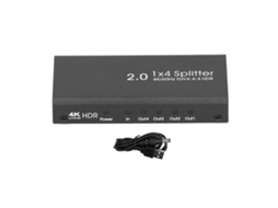 Divisor Hdmi LAXISCREED 1x4 4k60hz Yuv4:4:4