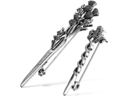 Broches De Cardo Escocês De Duas Peças Para Homens E Mulheres, Alfinetes De Lapela Para Ternos E