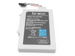 1pcs 3.7v 3600mah Bateria Recarregável De Íons De Lítio Para Bateria De Substituição Do Controlador De Jogo Wii U Para D299d82