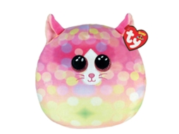 Ty Squish-A-Boos 25 cm Sonny La Gata Rosa (Idade Mínima Recomendada: 0 meses)