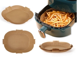 Lurelia Papel Para Air Fryer, 50 Unidades, Descartável