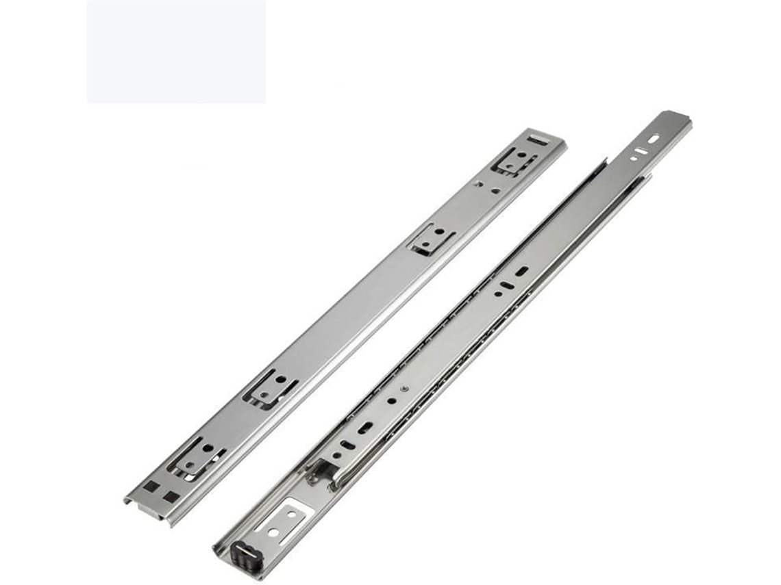 Ql Supply Co 2pcs Trilho Deslizante Para Gaveta Com Rolamento De Esferas Galvanizado 8a 20 Polegadas, Destacável, Para