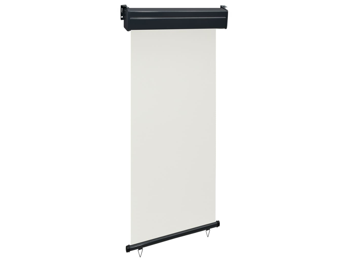 Balcony Side Awning, Balcony Side Awnings Vidaxl Creme Tecido (105 X 250 Cm)