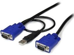 Cabos KVM STARTECH.COM (KVM - KVM - 4.6 m m - Preto)