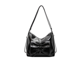 Bolsa De Ombro Em Couro Pu, Bolsa De Luxo Para Mulheres, Mochila Elegante, Tendência Da Moda Coreana, Bolsa Transversal Preta.