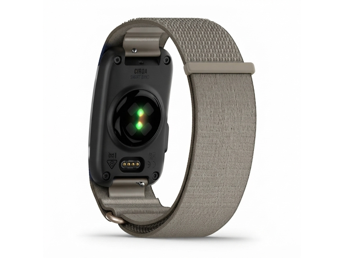 Bracelete De Nylon Entrançado Para Relógio Desportivo Garmin Cirqa Cinza Hexinyigjly