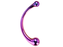 Pénis Clássico Dream Toys Glamour Glass Multicolor Ø 3,5 Cm VETONEK