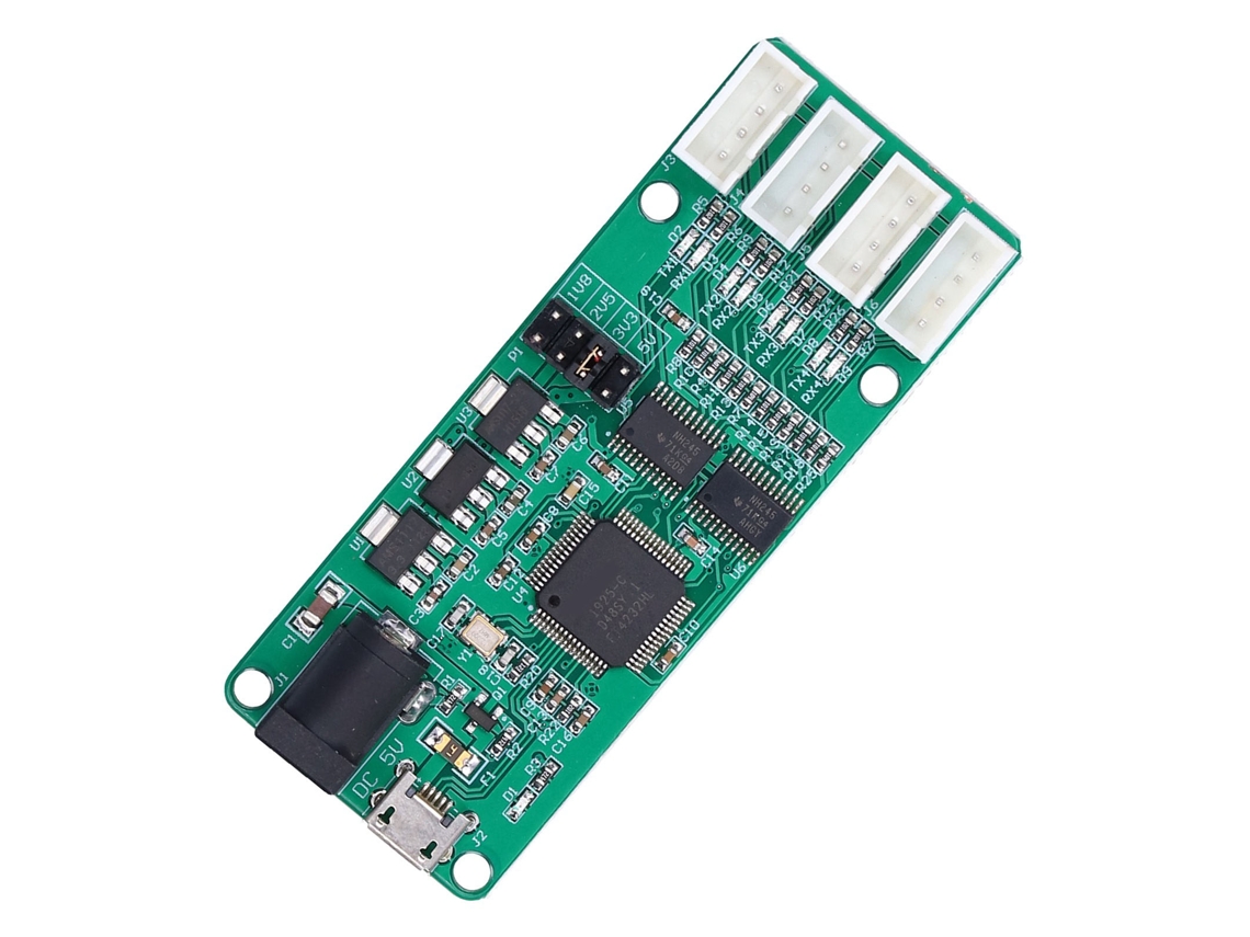 Laxiscreed Módulo Porta Serial Com Uart E Conversor Usb Para Ttl De 4 Canais