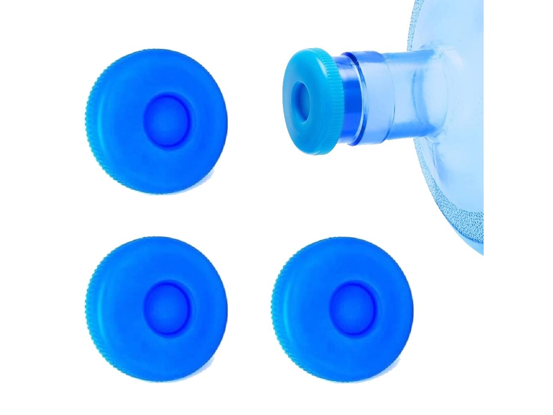 Tampa de Garrafa de Água 5 Galões com Tampa Interna Silicone Reutilizável Anti salpicos