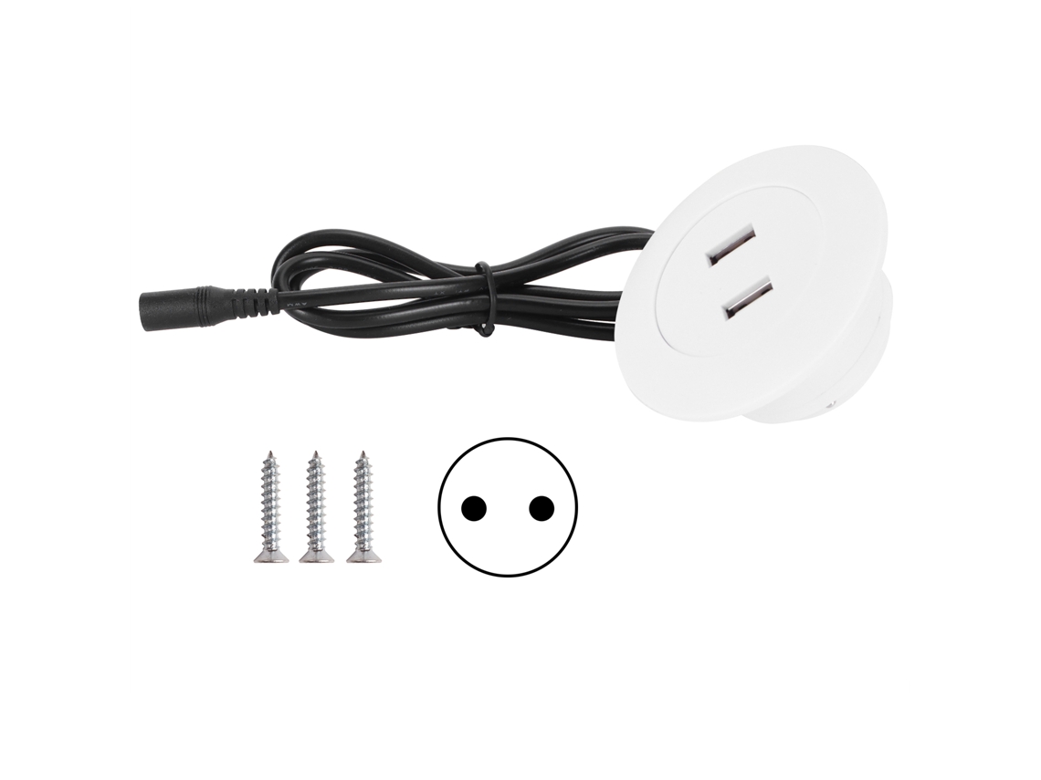 Conector Carregamento Usb2.0 Duplo Sofá Reclinável Branco Plugue Eu
