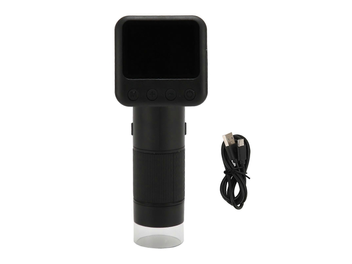 Microscópio De Bolso Portátil Hd De 2 Polegadas Com Ampliação De 400x, Microscópio Digital Portátil Compatível Com Pc Para Ensino E Observação Ao
