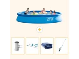 Intex Piscina Easy Set Redonda - 457x84 Cm - 5-peças S323