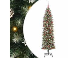 Árvore De Natal Pré Iluminada Vidaxl Verde Pvc (180 Cm)