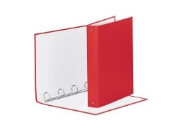 ESSELTE 395792920 Arquivo organizador de plástico vermelho