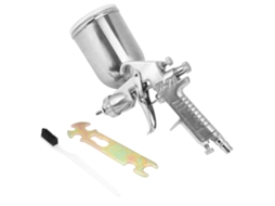 Pistola De Pintura Aire Pneumática Com Bico De 1,5mm E Capacidade De 400ml Modo De Alimentação Por Gravidade