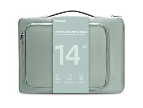 Bolsa para laptop Innostyle 13/14 Omniprotect, à prova d'água e ecológica