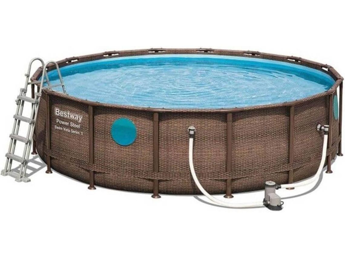 Piscina BESTWAY Redonda (488x122 cm) Worten.pt