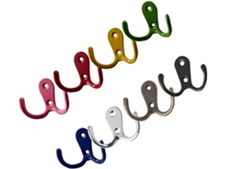 Ganchos Duplos De Metal Para Pendurar Roupas, 55x41 Mm, Liga Zinco Dur
