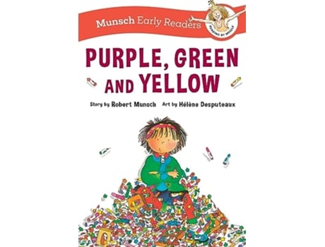 Livro Purple, Green, and Yellow Early Reader de Robert Munsch (Inglês - Capa Dura)