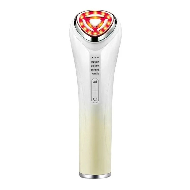 (amarelo) Aparelho Portátil De Limpeza E Massagem Facial Com Microcorrente Para Cuidados Profissionais Com A Pele.