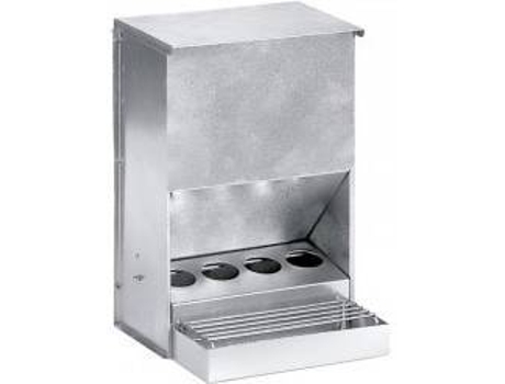 Comedouro para Caturras  4 Furos (Cinzento)