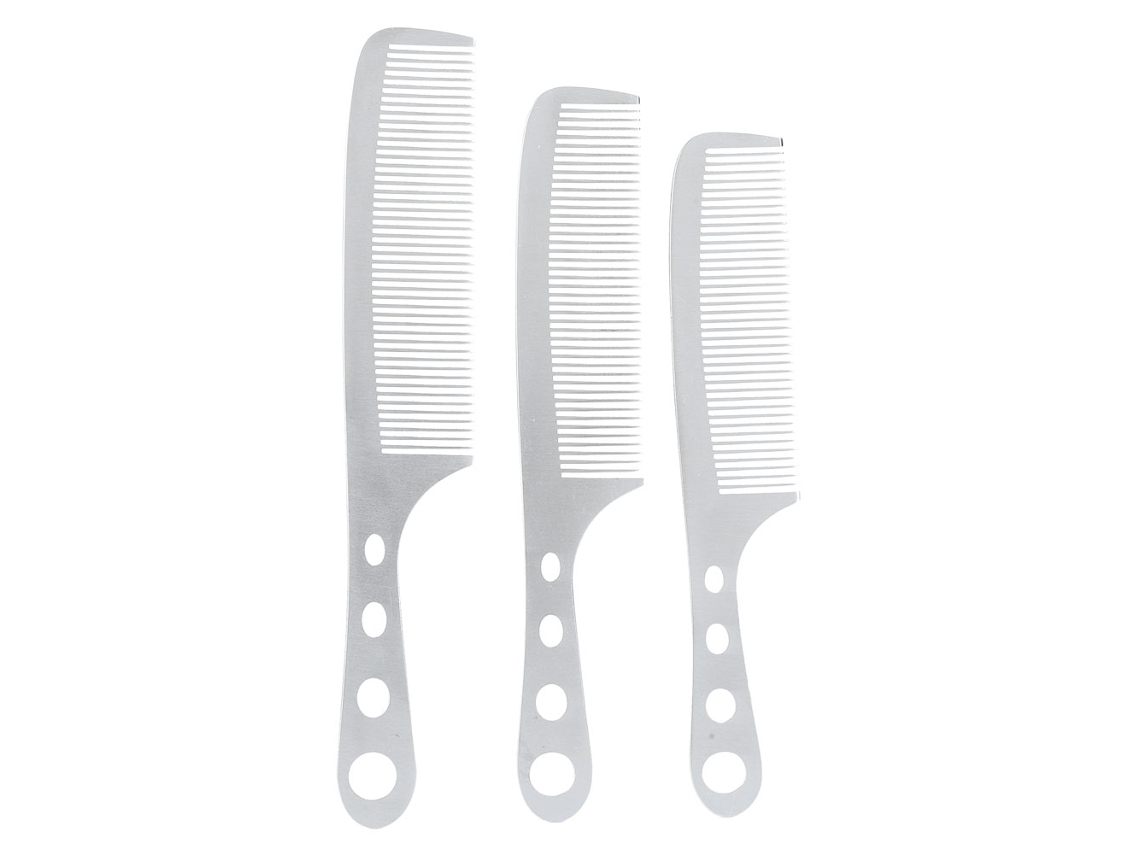 2026-3pcs Pentes Profissionais Para Homens Cabelo Pente De Barbearia Portátil Ferramenta De Estilo