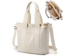 Bolsa de Lona, Tote Feminina, Ombro, Escola, Compras, Trabalho e Viagens AQUAFORGE