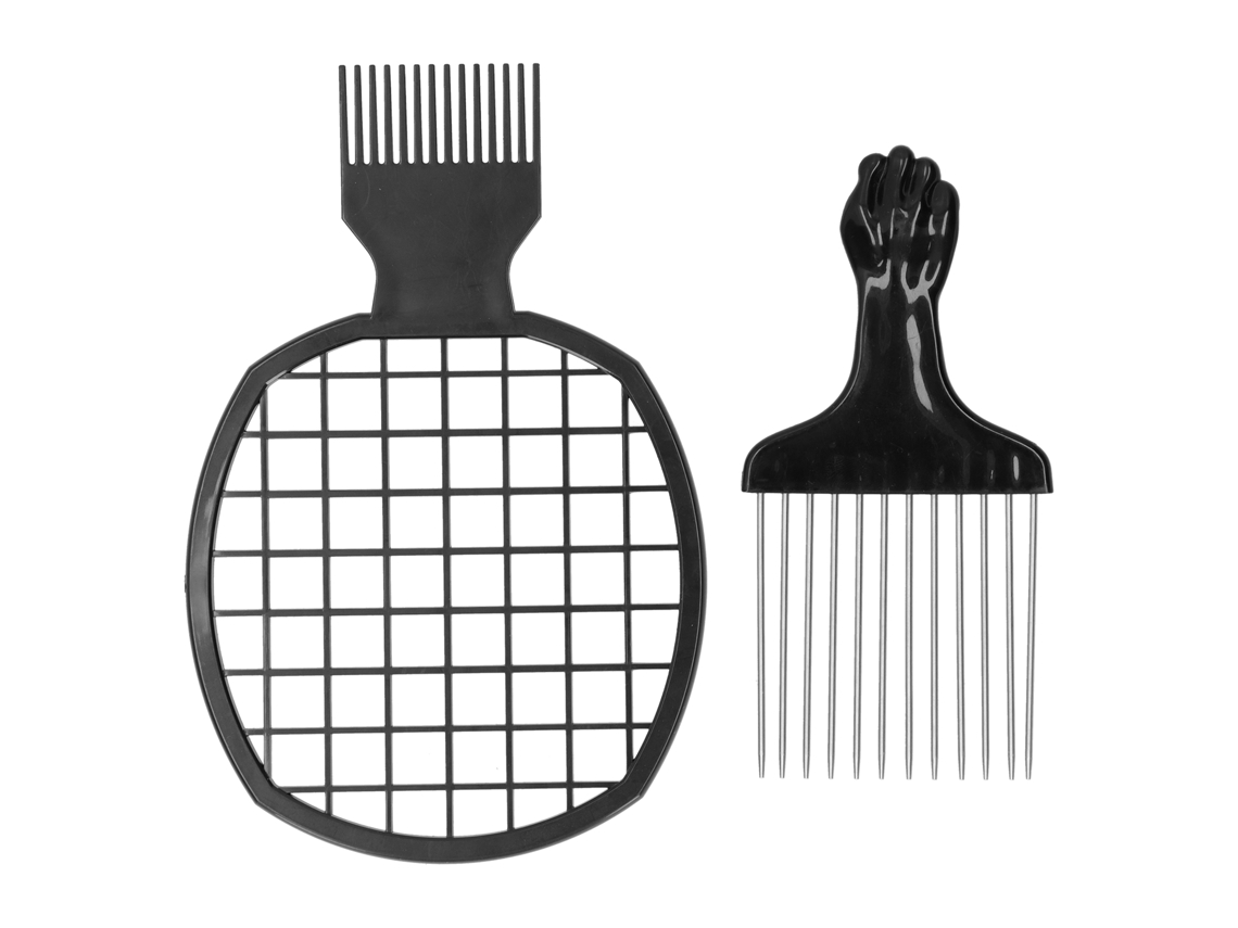Pente Afro Twist Com Dentes Largos Pente De Cabelo Ferramenta De Cabeleireiro Para Salão De Beleza