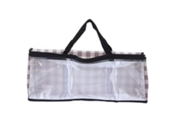 Saco de armazenamento transparente de grande capacidade PVC impermeável para viagem dormitório camping S/MARCA