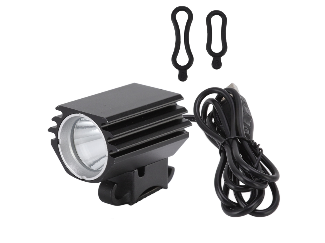 Lanterna de Bicicleta LED Carregamento USB para Ciclismo Noturno com 1800lm IPX6 S/MARCA