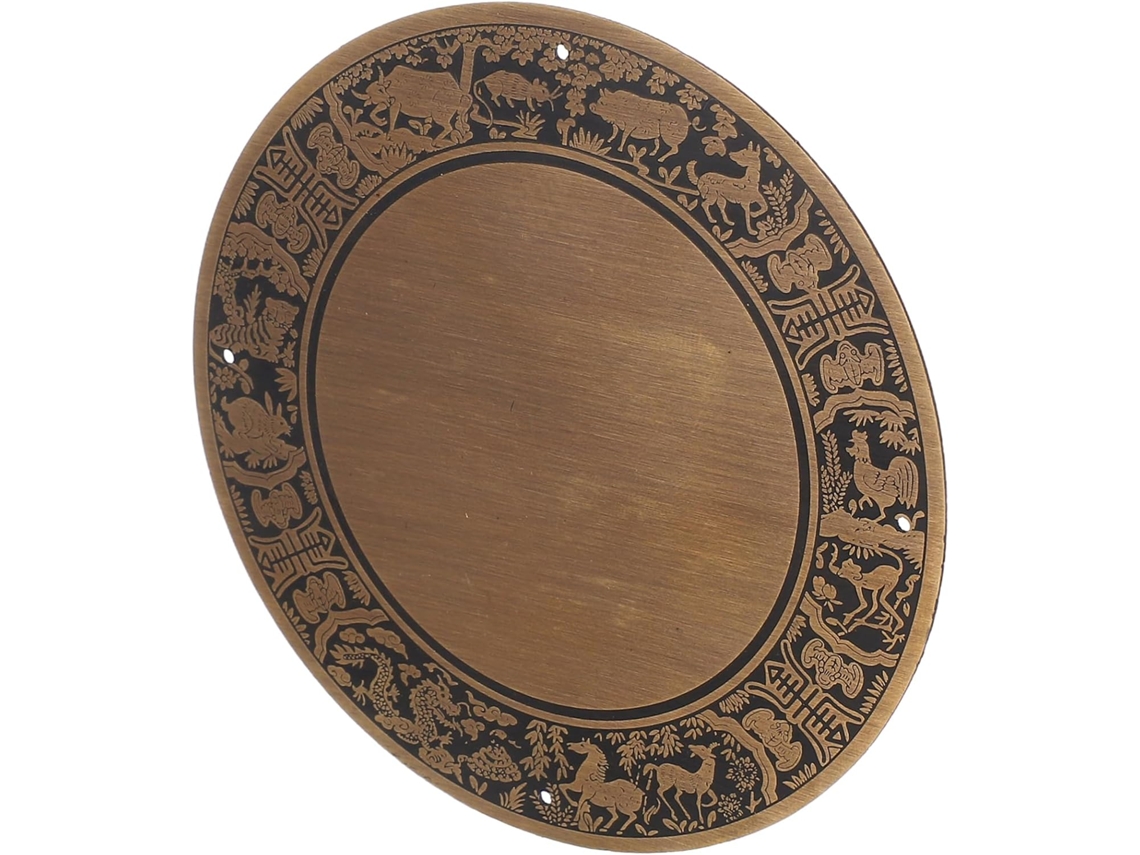 Prato Decorativo Antigo Do Zodíaco Chinês, Elegante, Para Suporte De Tv Ou Móvel Armazenamento