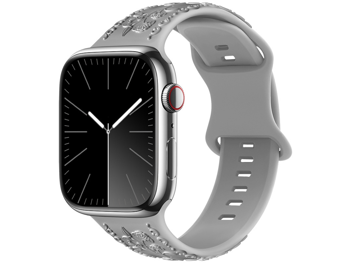 Bracelete Para Apple Watch 38/40/41/42mm Cinza Cuich