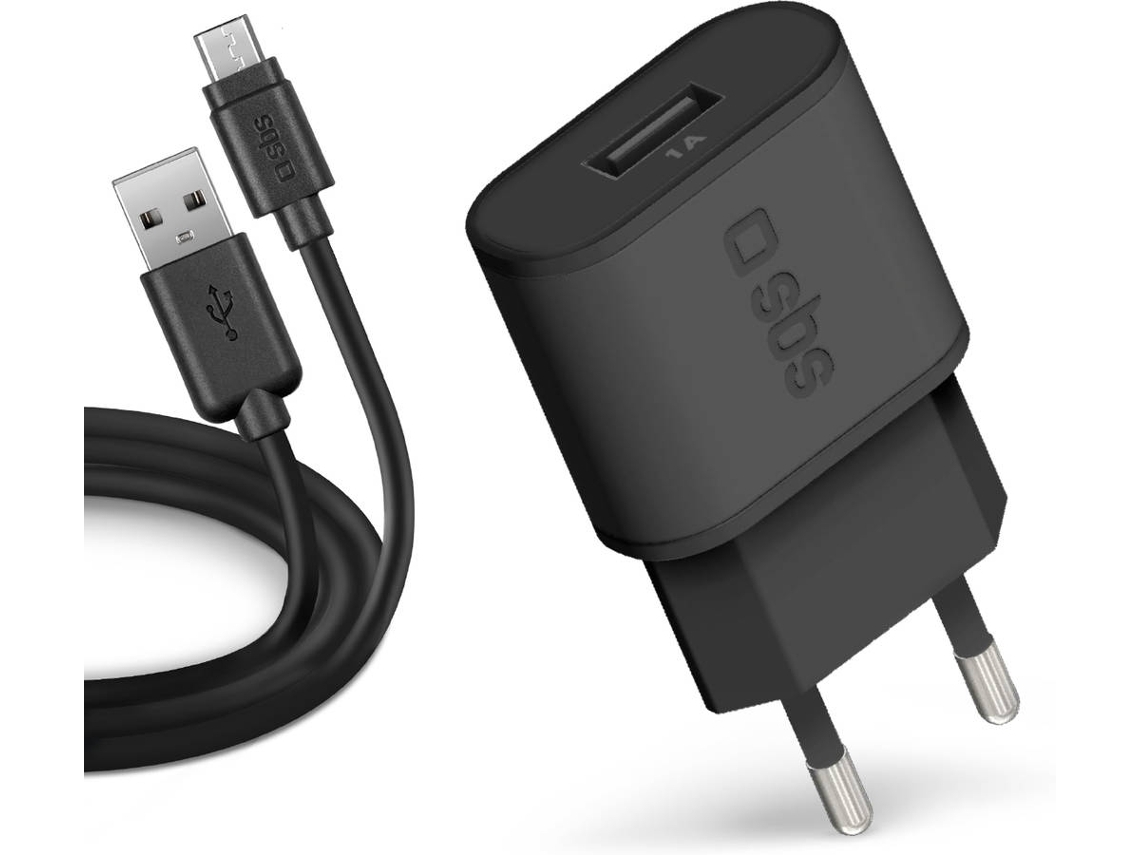 Carregador SBS TETRKITMIC1ASTD Preto (Outlet Caixa Aberta)